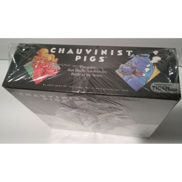 Chauvinist Pigs Adult Party Game Finally Resolves Battle of Sexes Vintage 1991 - Picture 2 of 3